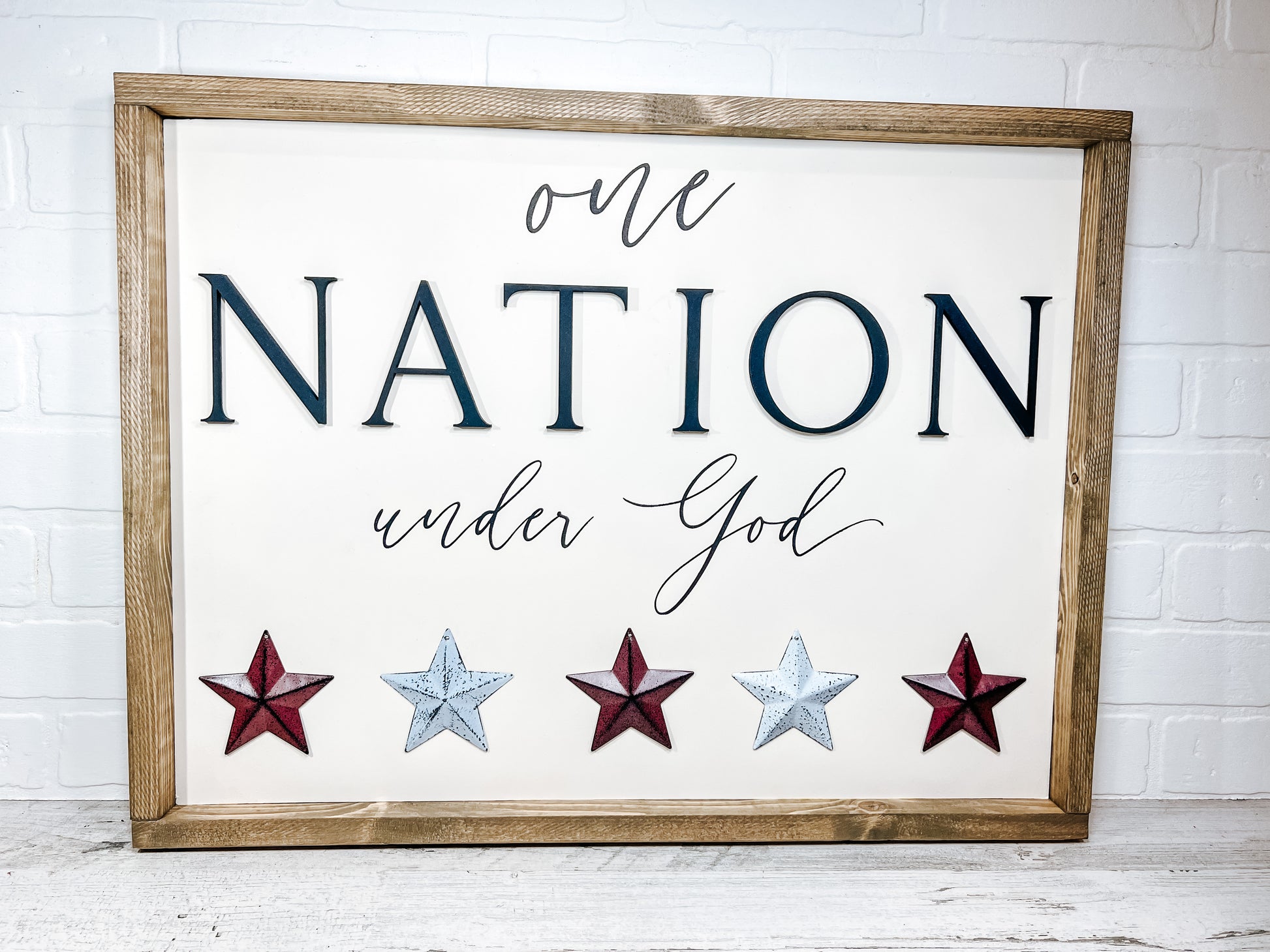 One Nation Under God - B-Cozy Home Decor