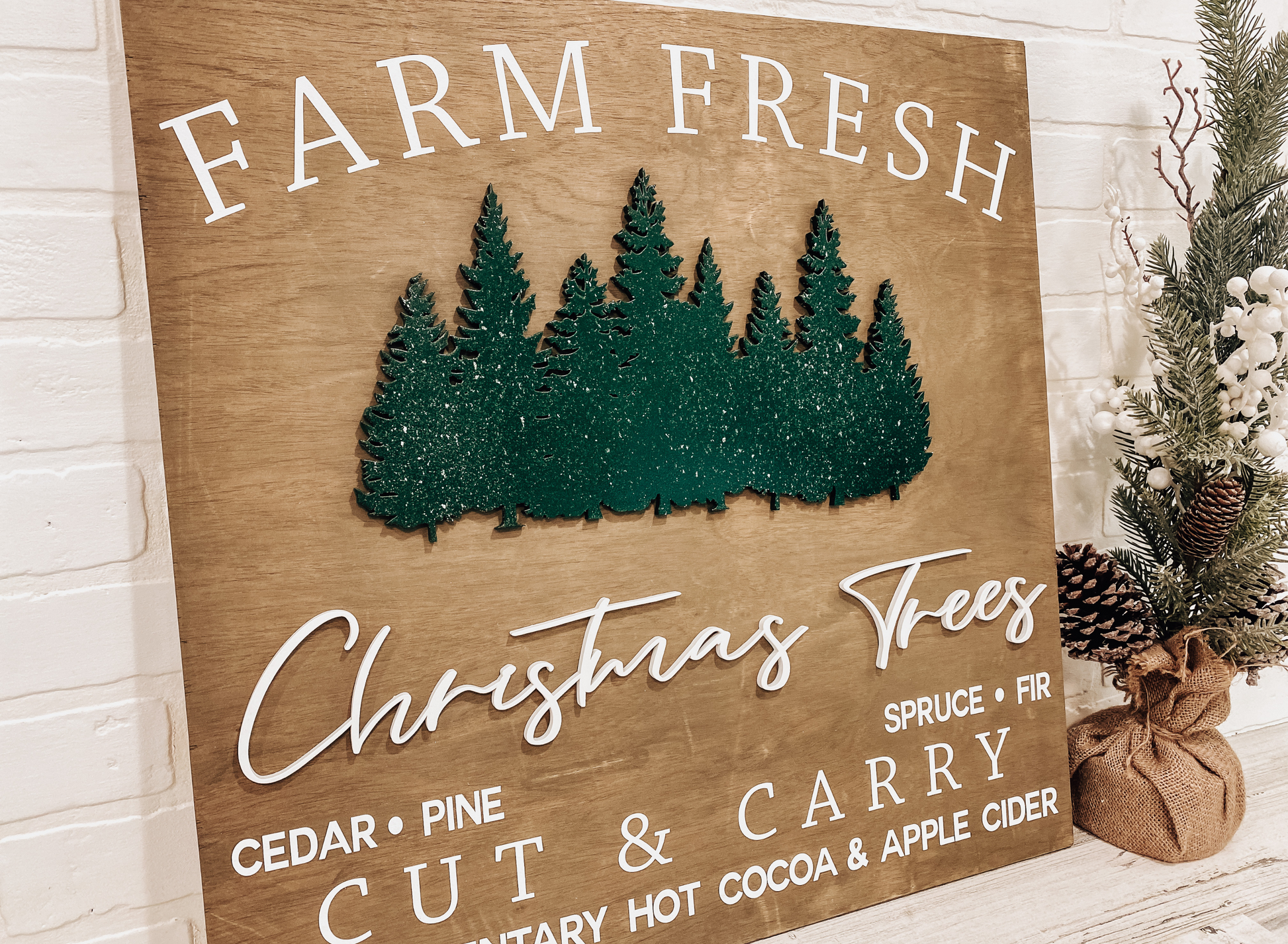 Farm Fresh Christmas Trees - B-Cozy Home Decor
