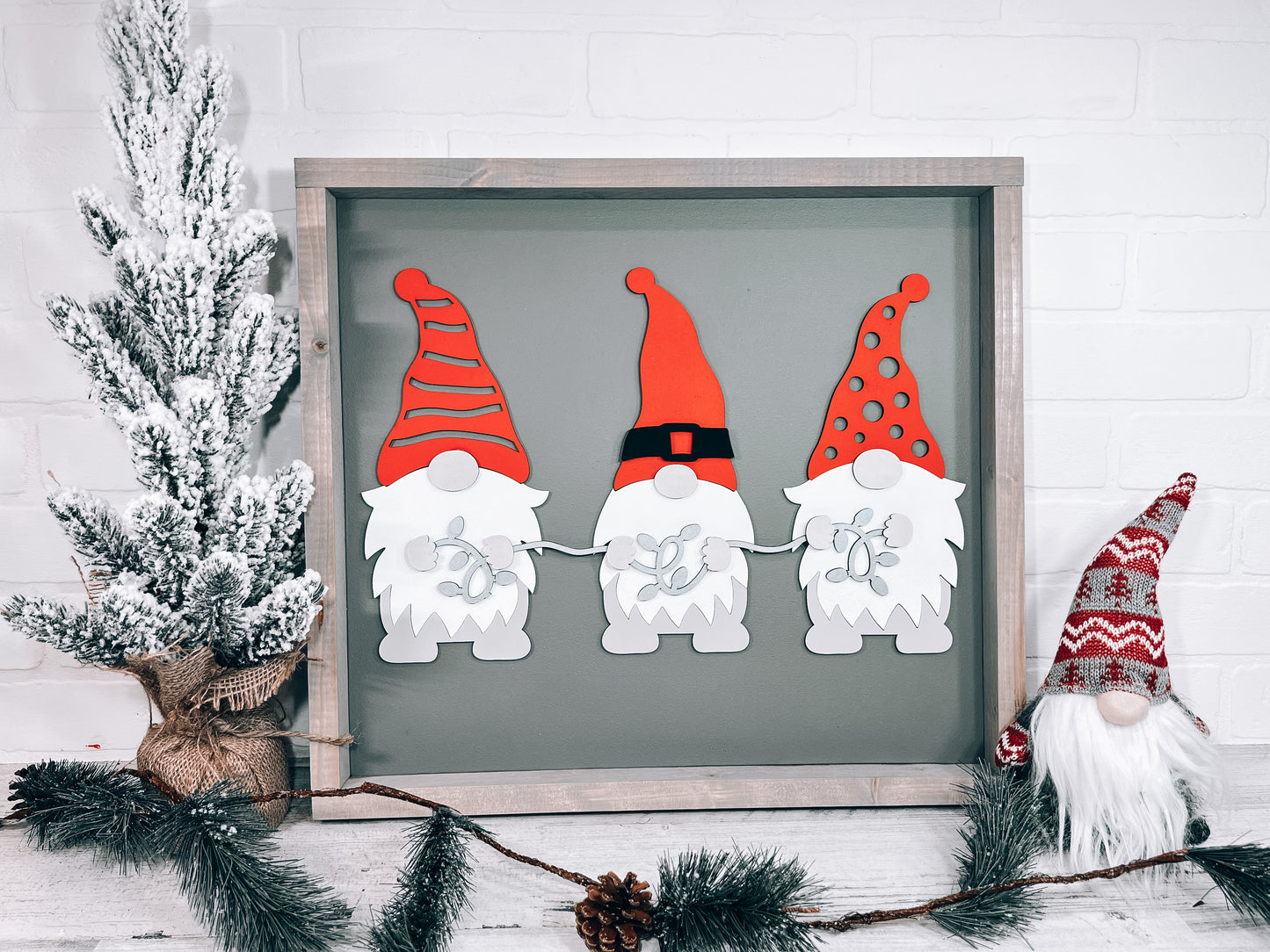 Merry Christmas Gnomes - B-Cozy Home Decor