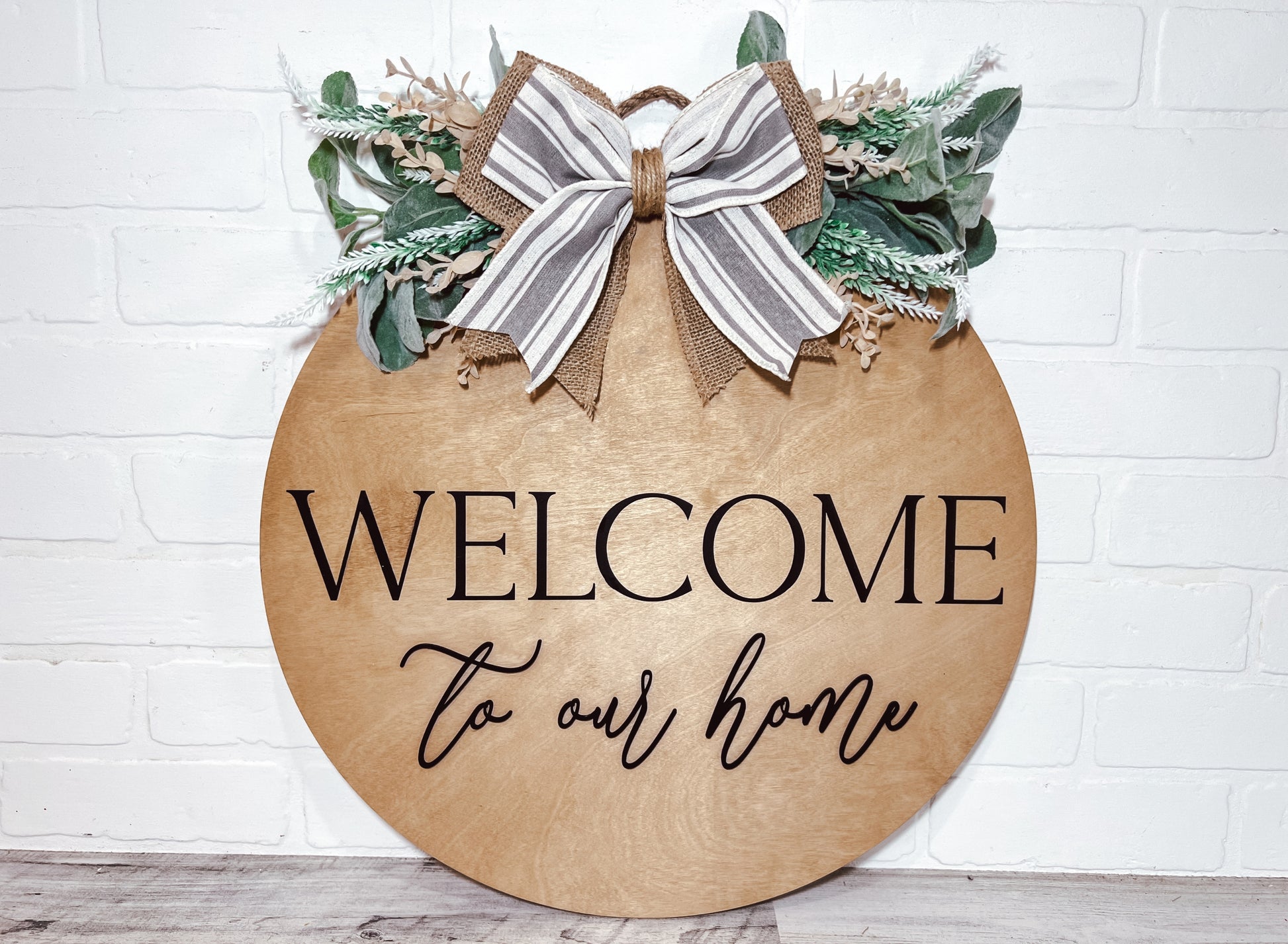 Welcome to our Home Door Hanger - B-Cozy Home Decor