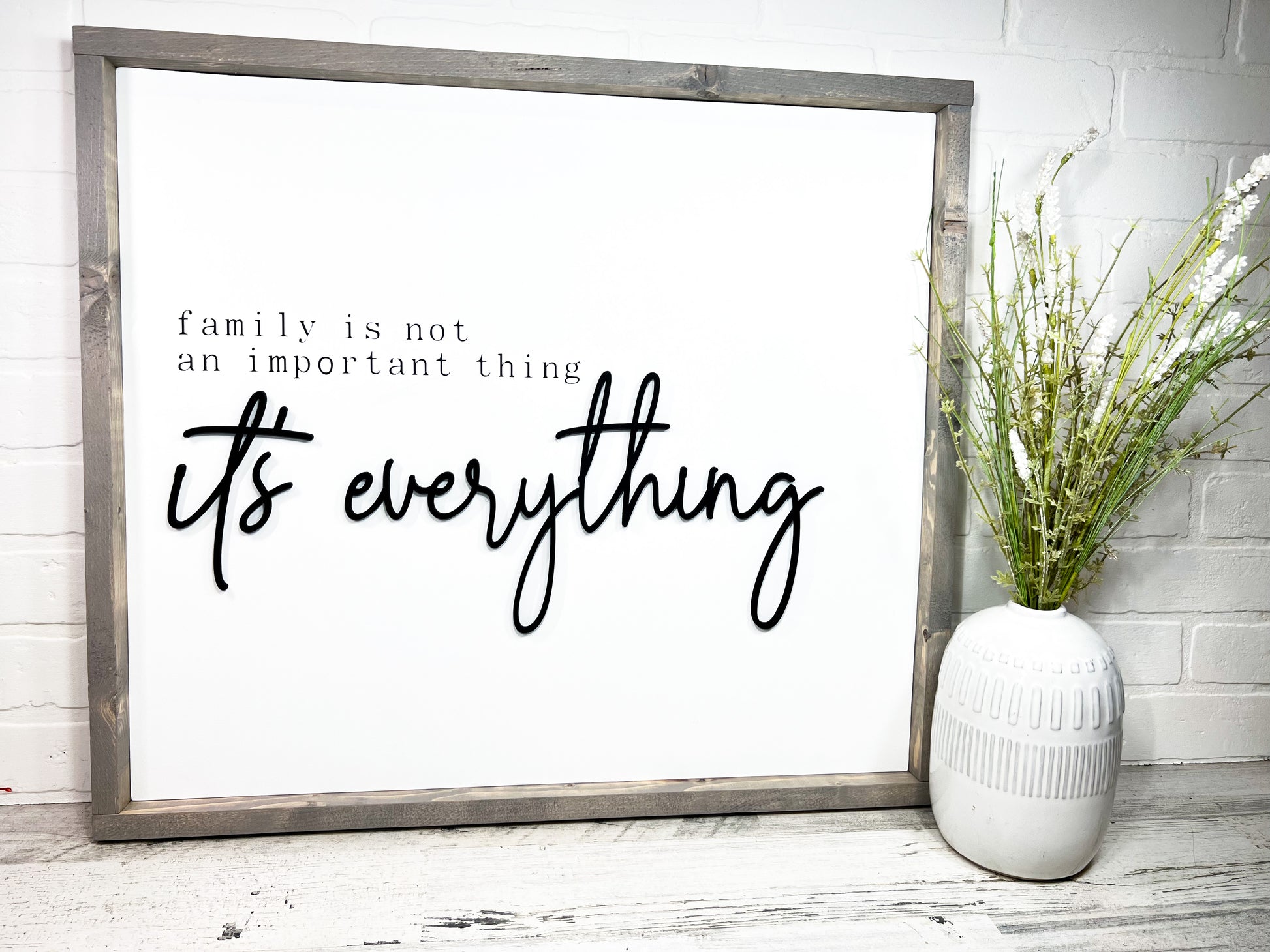 Family is Everything - B-Cozy Home Decor