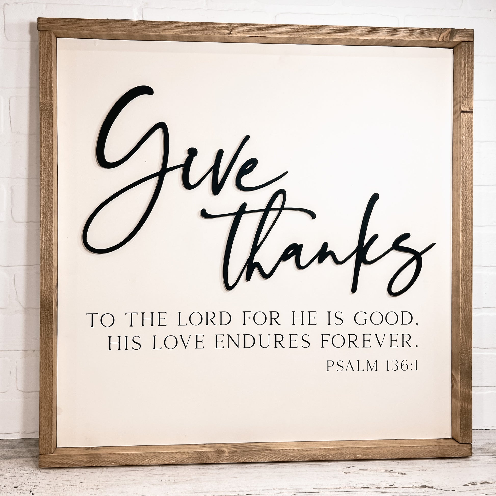 Give Thanks - B-Cozy Home Decor