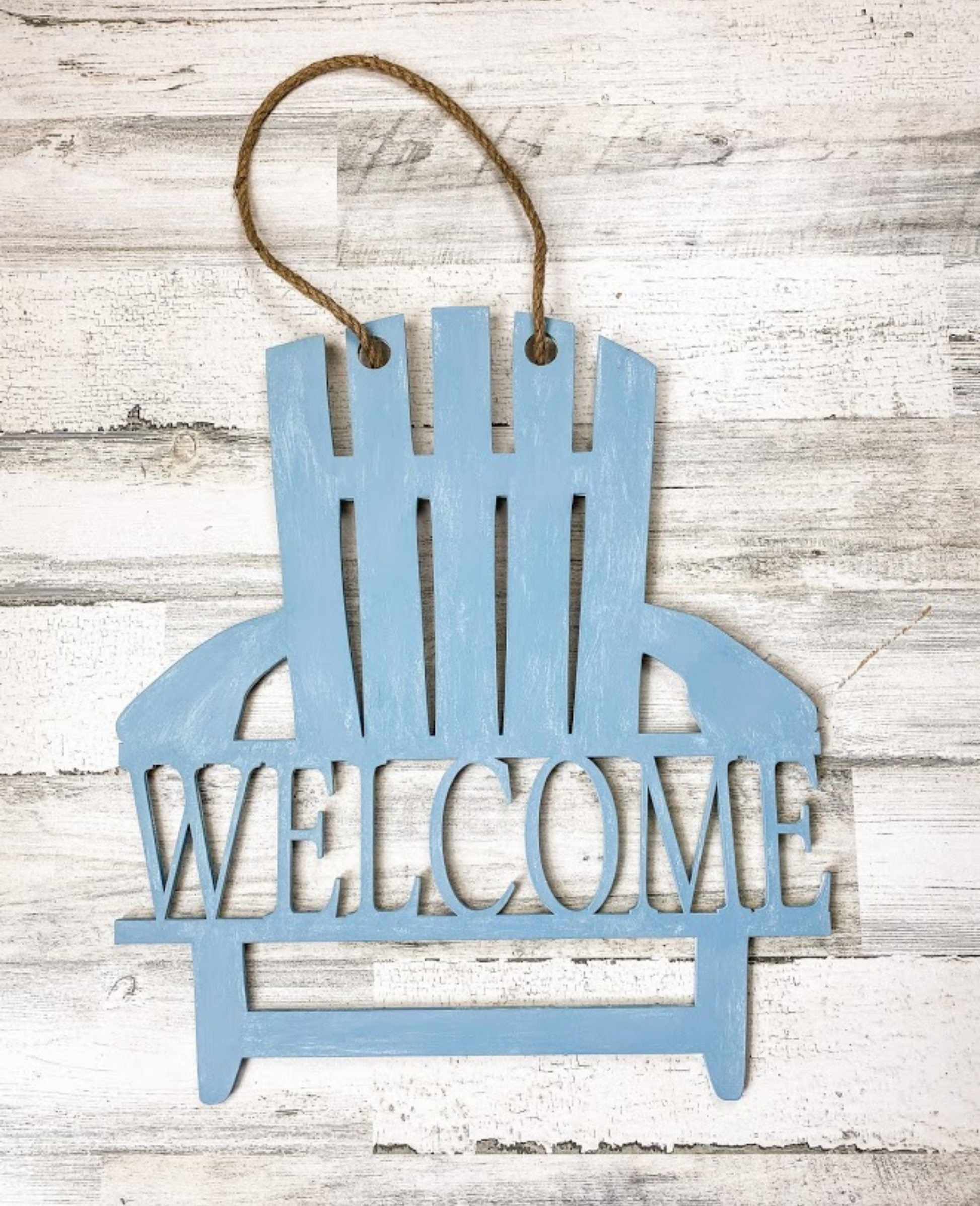Welcome Adirondack Chair Door Hanger - B-Cozy Home Decor