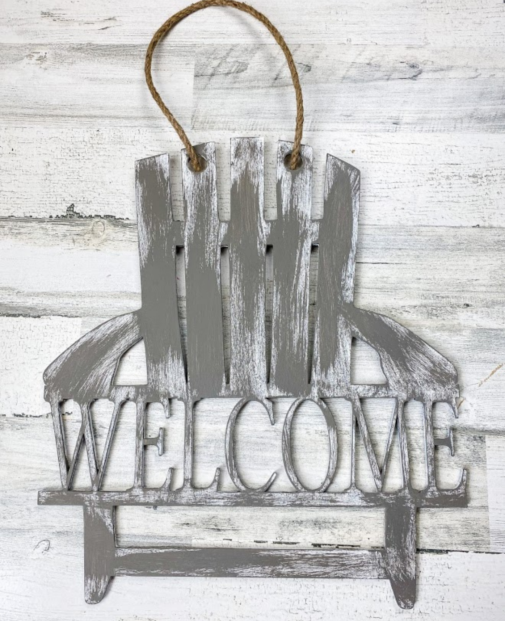 Welcome Adirondack Chair Door Hanger - B-Cozy Home Decor