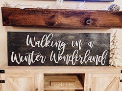 Walking in a Winter Wonderland - B-Cozy Home Decor