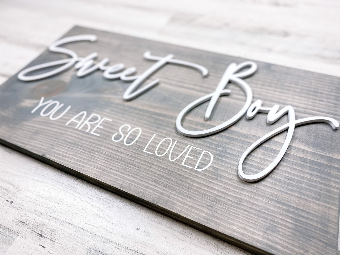 Sweet Boy You Are So Loved - B-Cozy Home Decor