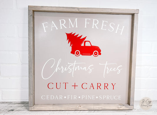 Farm Fresh Trees Truck - B-Cozy Home Decor