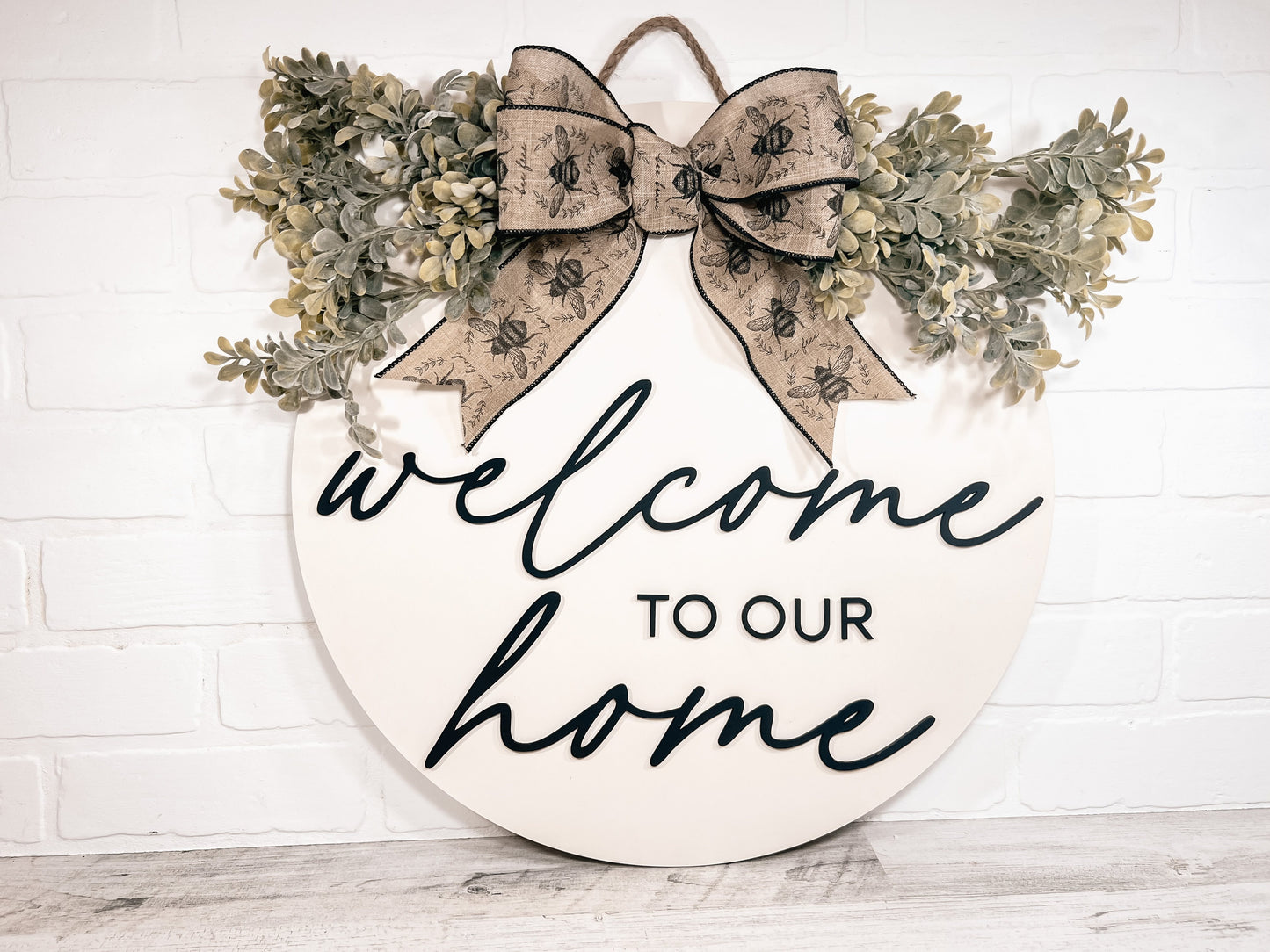 Welcome to our Home Door Hanger - B-Cozy Home Decor