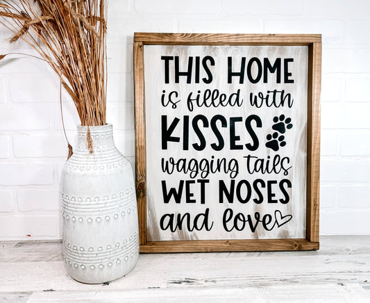 This House is Full of Kisses Wags Paws - B-Cozy Home Decor