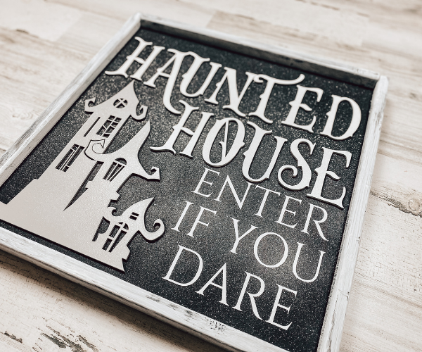 Haunted House Enter if you Dare - B-Cozy Home Decor